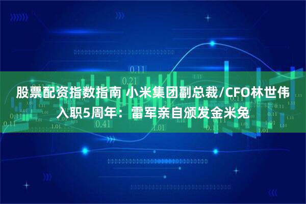 股票配资指数指南 小米集团副总裁/CFO林世伟入职5周年：雷军亲自颁发金米兔
